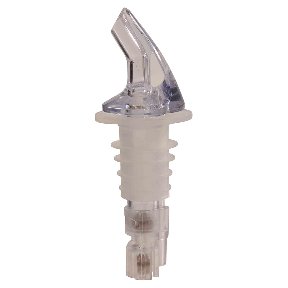 438-PLPR125M 1 1/4 oz Measured Liquor Pourer w/ No Collar, Clear