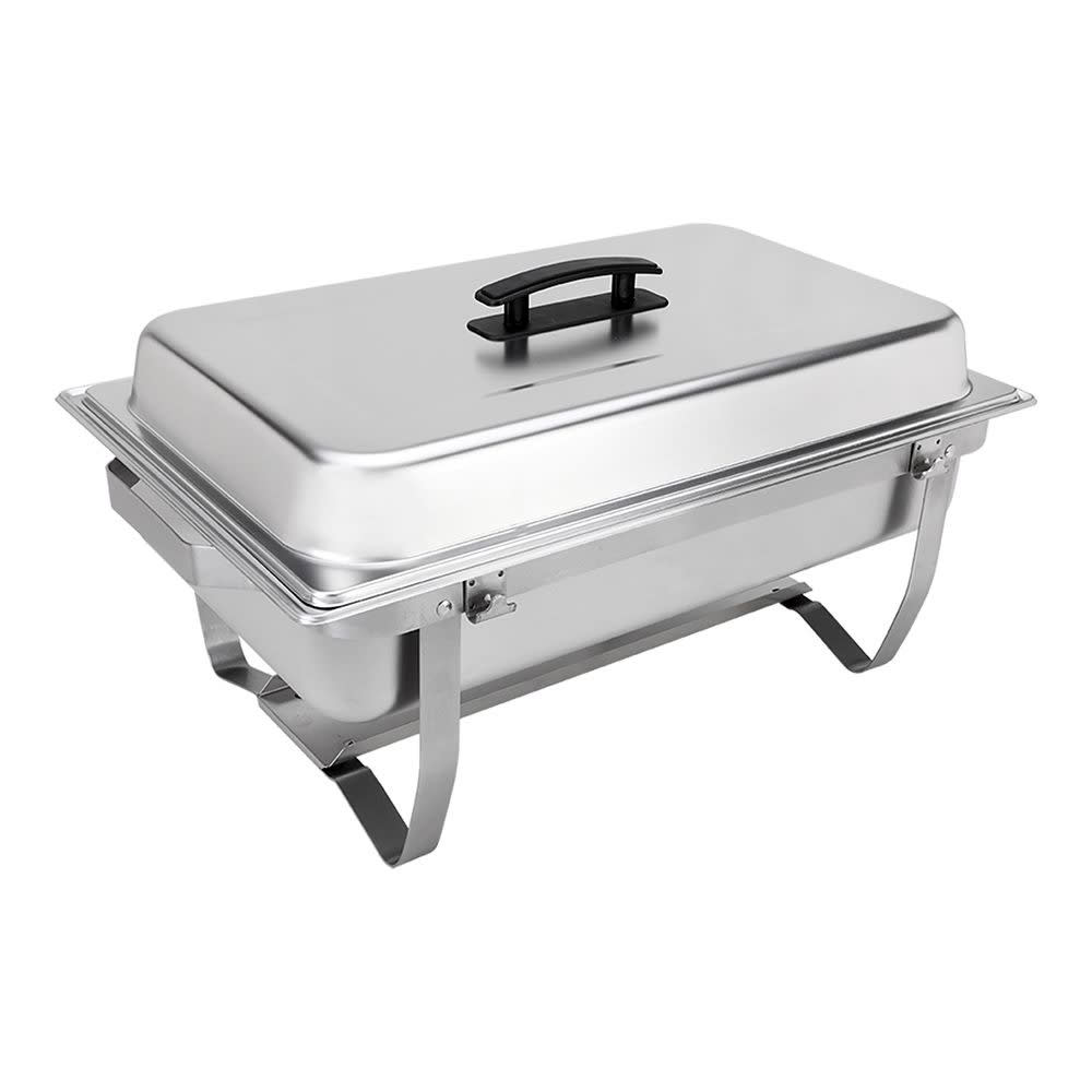 637-70153 8 qt Chafer w/ Lift Off Lid & Chafing Fuel Heat