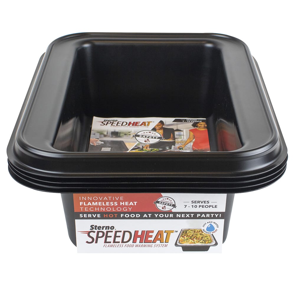 Sterno 70338 SpeedHeat™ Flameless Food Warming System Kit for (1) Half