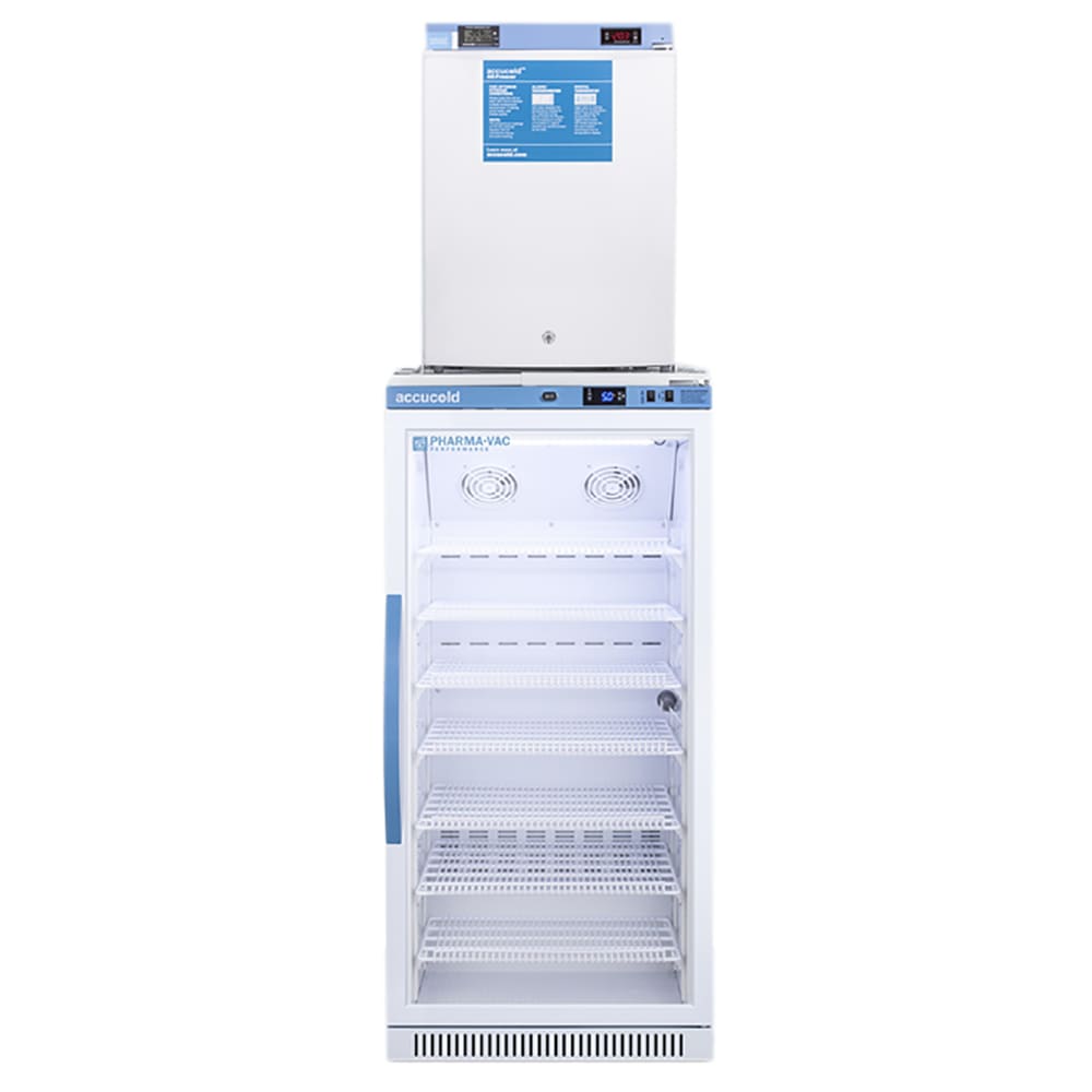 162-ARG8PVFS30LSTACK 9.8 cu ft Stacked Medical Refrigerator/Freezer Combo - White, 115v