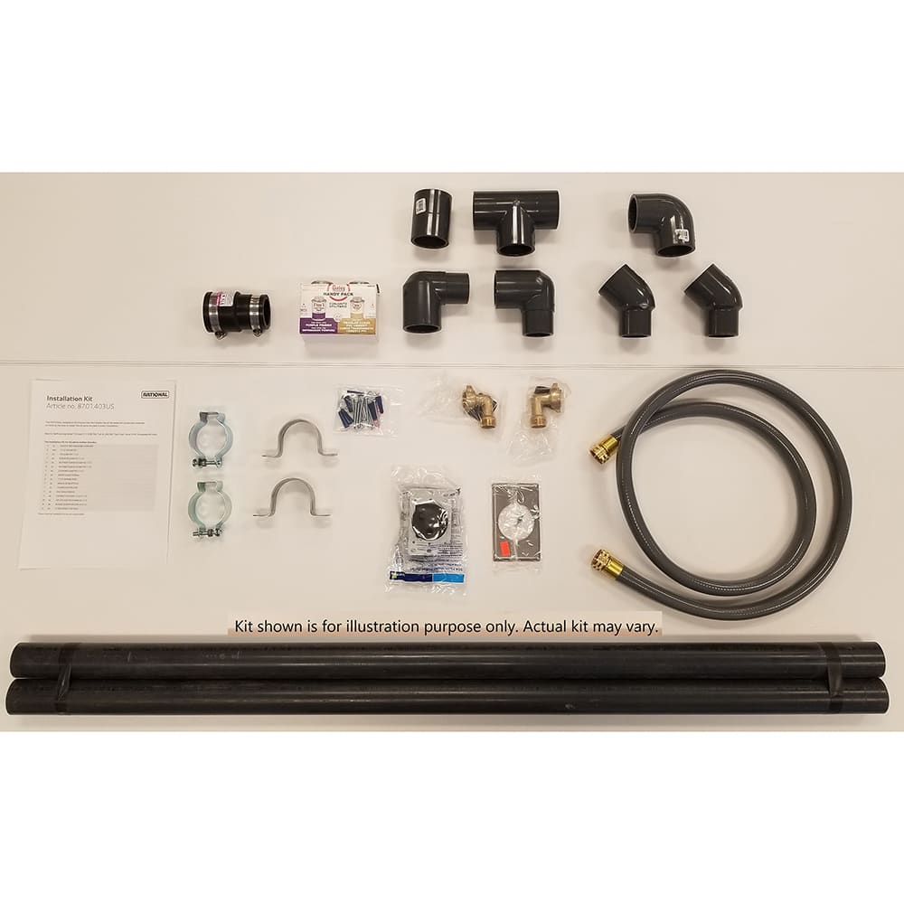 703-8701401US Installation Kit for Electric iCombi/SCC/CMP XS 208v or 240v/3ph - CPVC Drain