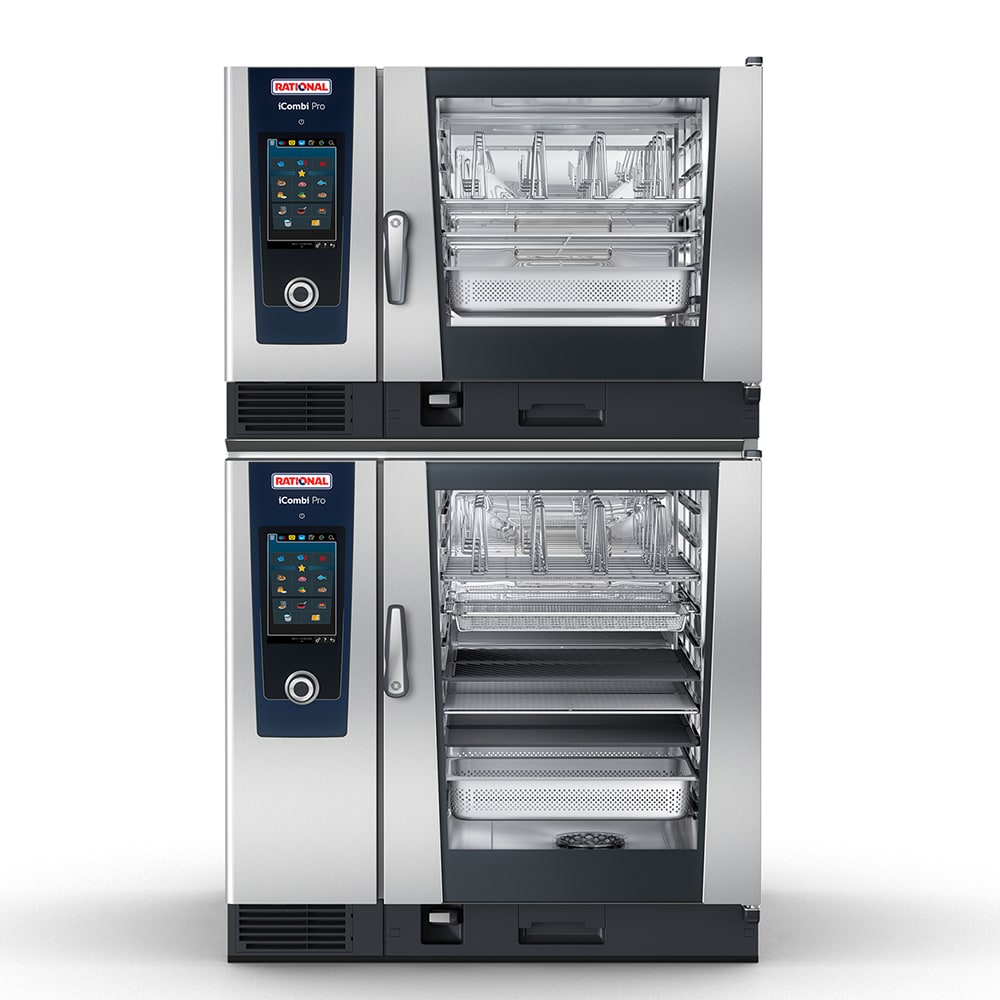 703-ICP6F10FE2082403 Double Full Size Combi Oven - Boiler Based, 208-240v/3ph