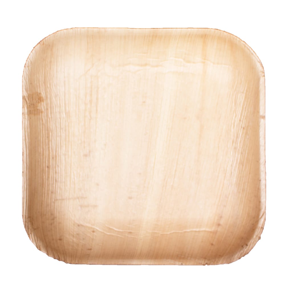 524-010020B 18 oz Disposable Square Palm Leaf Bowl