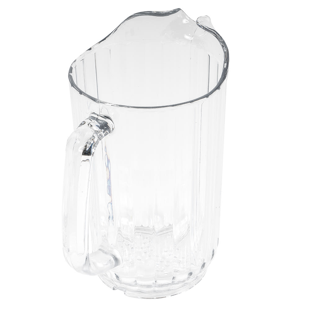Cambro P320CW135 32 oz Plastic Pitcher w/ Thumb Grip, Clear