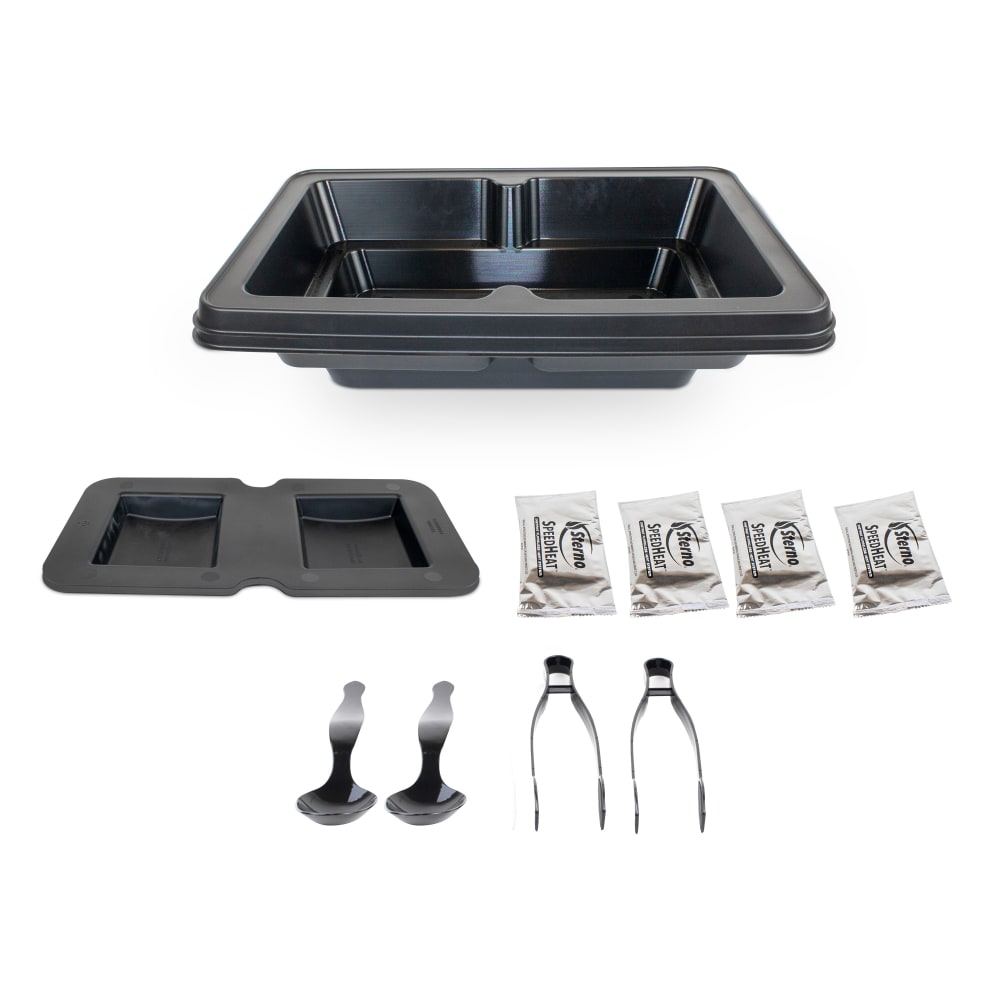 Sterno 70344 SpeedHeat™ Flameless Food Warming System Kit for (4) Half
