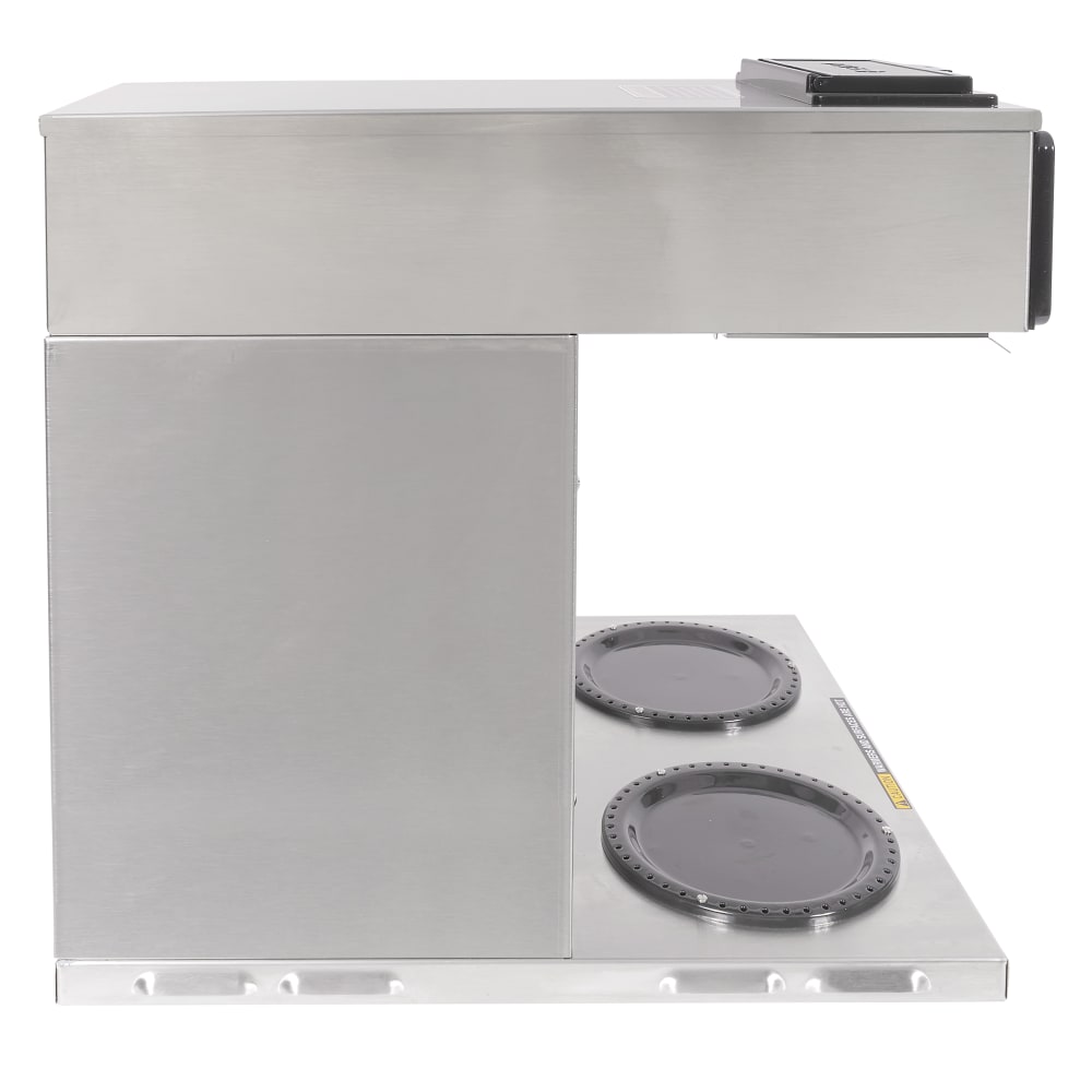 Bunn VP17-3 Pourover Coffee Brewer 3 Lower Warmers Stainless 13300.0003