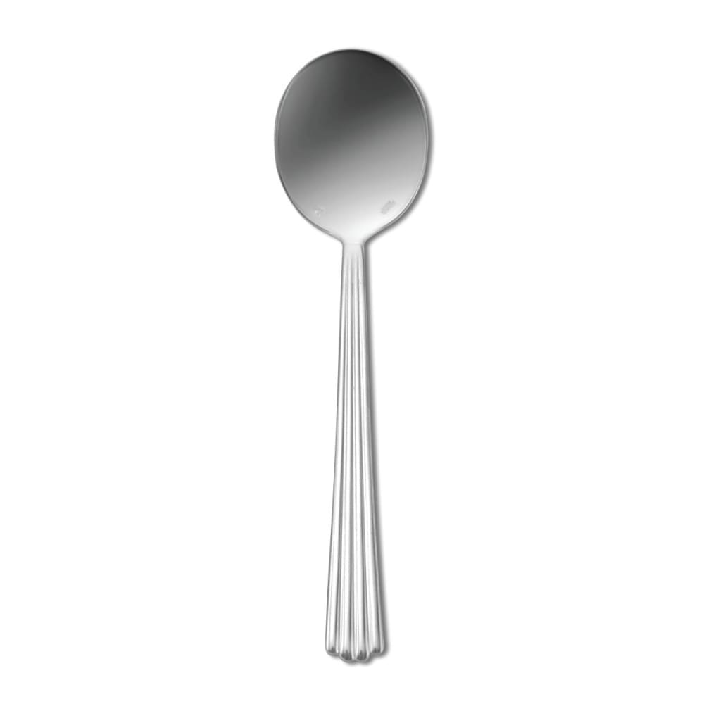 Oneida V024SRBF 6 5/8" Soup Spoon - Silver Plated, Viotti Pattern