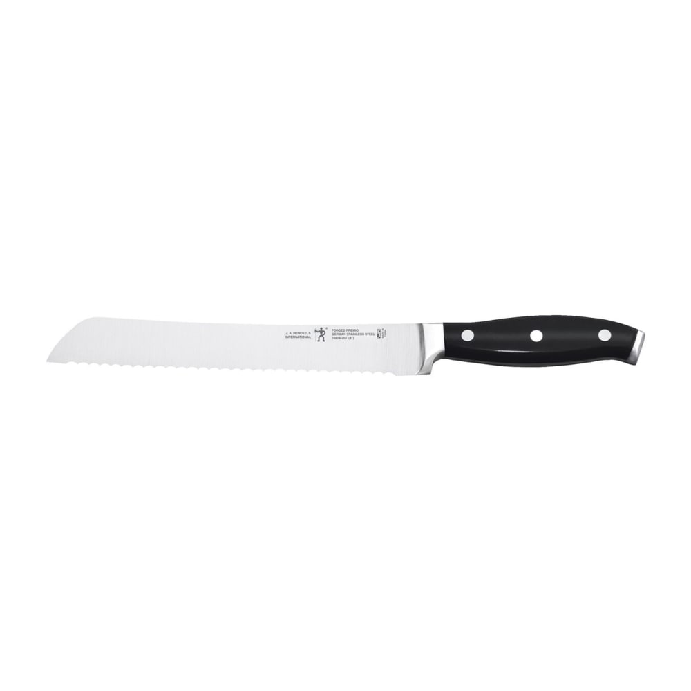645-16906201 8" Bread Knife w/ Black Plastic Handle, Stainless Steel