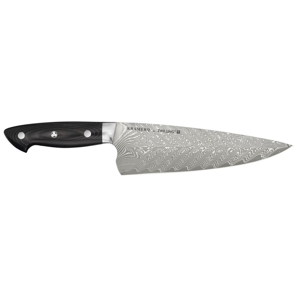 901-34891203 8" Chef's Knife w/ Black Linen Micarta Handle, Carbide Stainless Steel