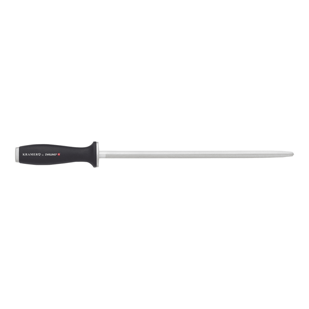 901-34958310 12" Kramer Honing Steel w/ Black Plastic Handle