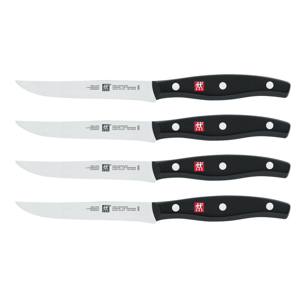 901-30718000 Steak Knife w/ Black Plastic Handle, Steel