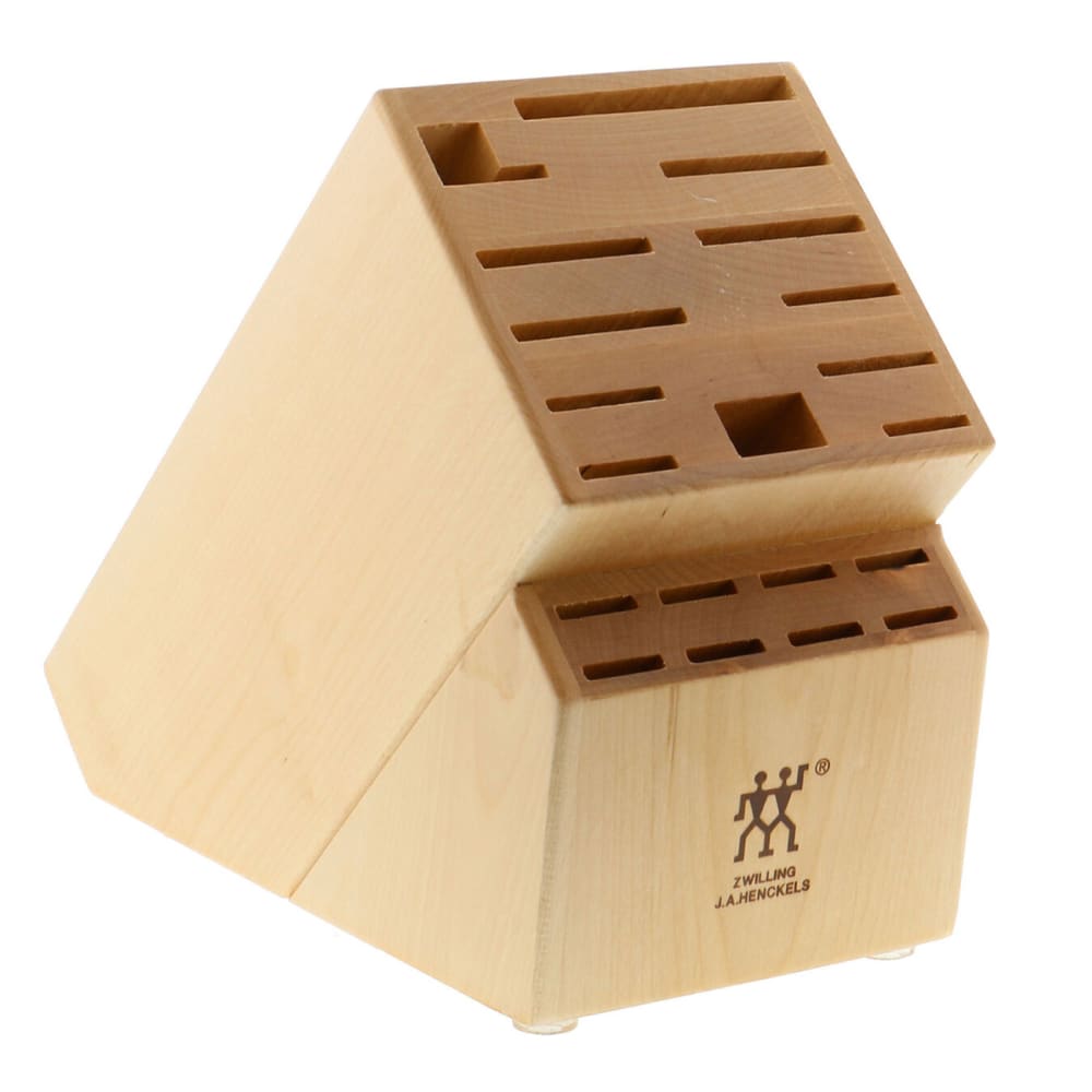 901-35101901 20 Slot Ash Wood Knife Block