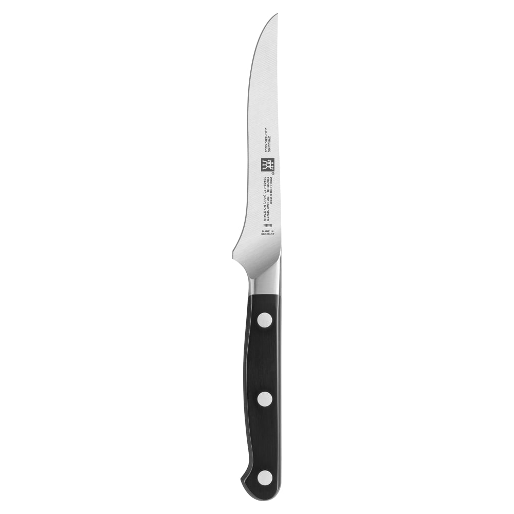 Winco Steak Knives, 5, Black/Silver, Pack Of 12 Knives