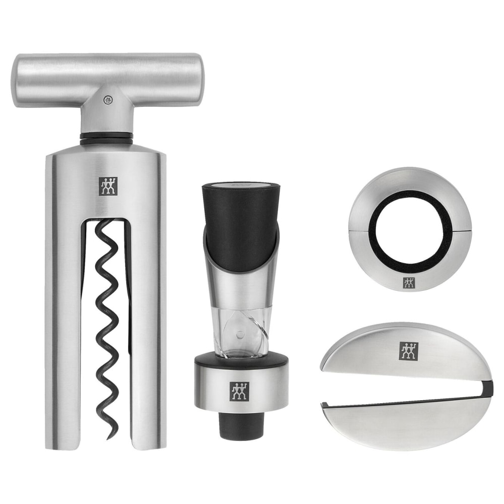 901-39500054 4 Piece Wine Tool Set w/ Gift Box, Stainless
