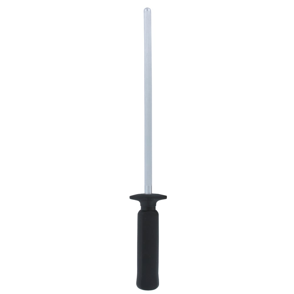 902-32543230 9" Sharpening Steel w/ Black Plastic Handle