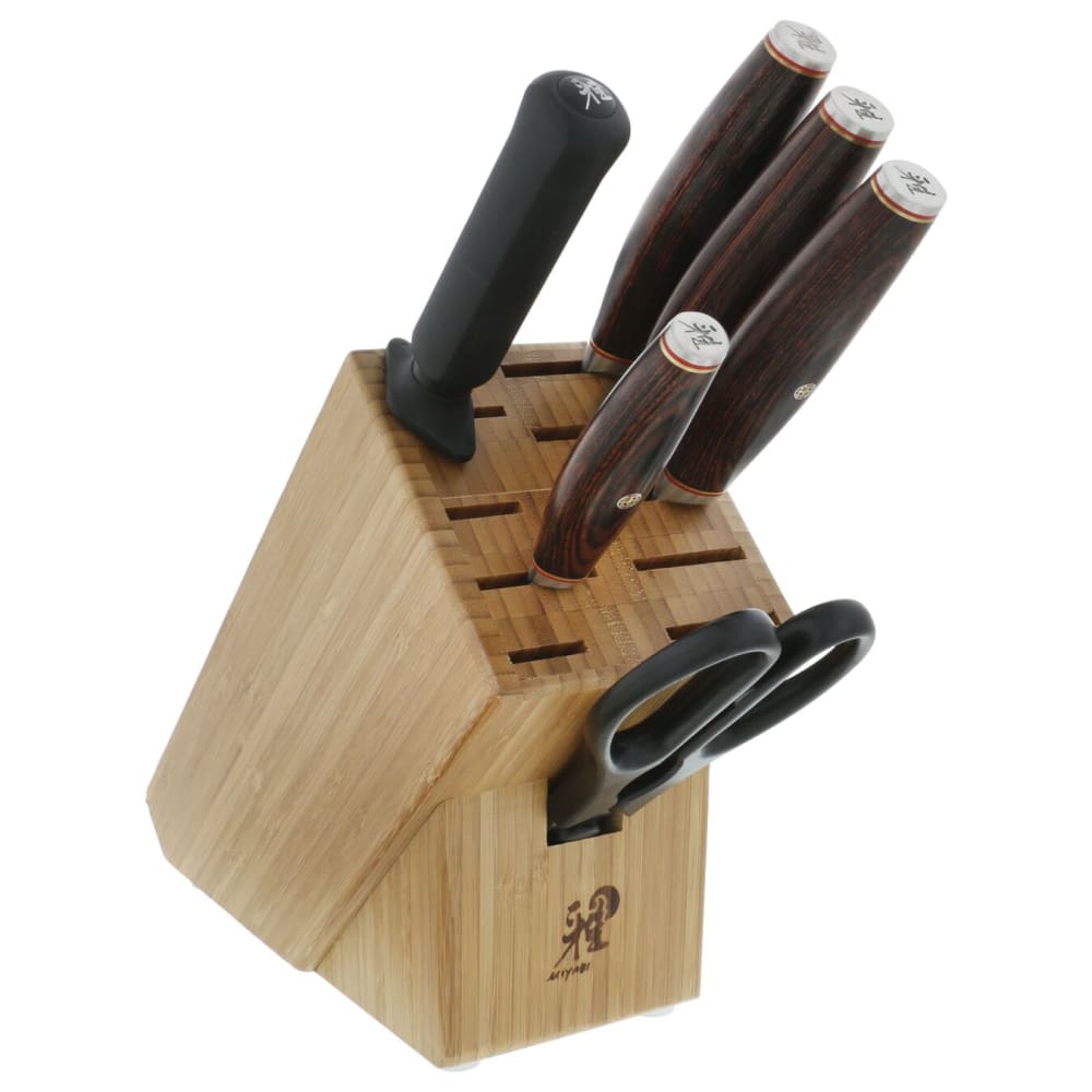 Miyabi 1019814 Artisan 7 Piece Knife Set w/ Bamboo Block