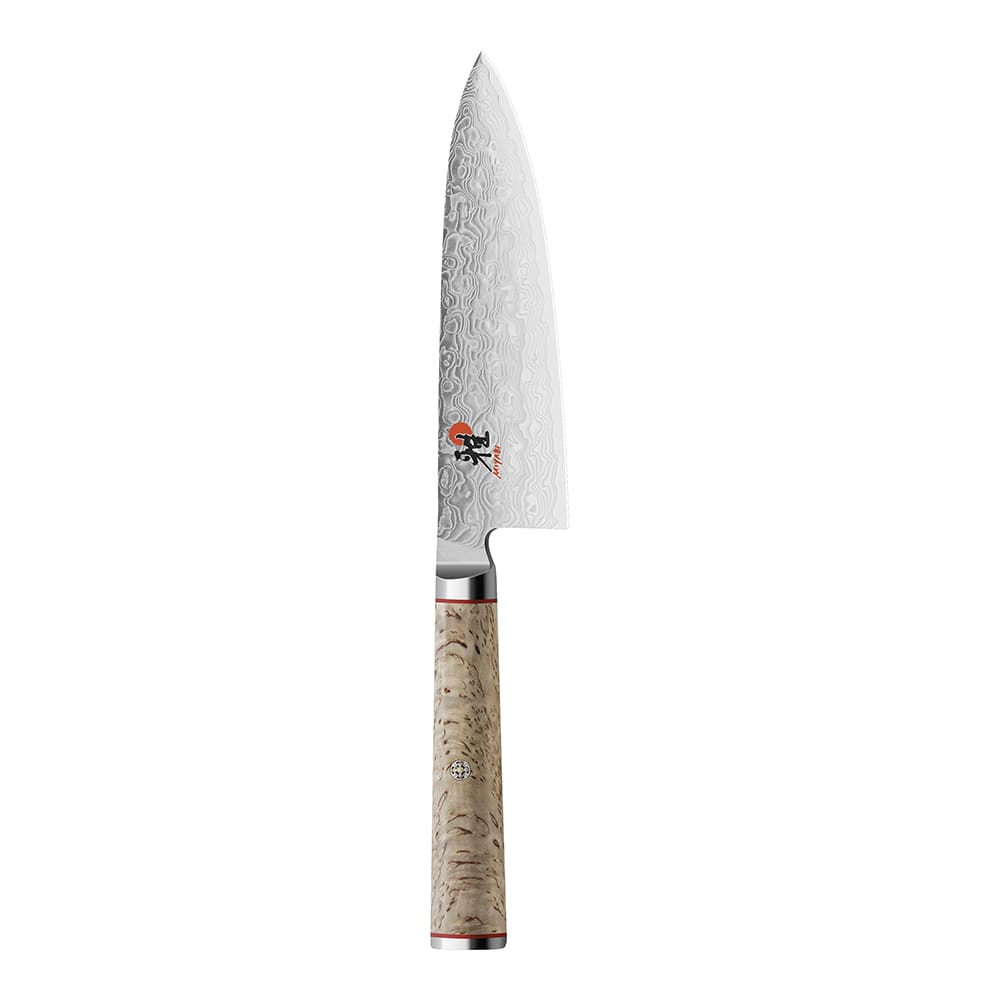 902-34373163 6" Chef's Knife w/ Birchwood Handle, Carbide Stainless Steel