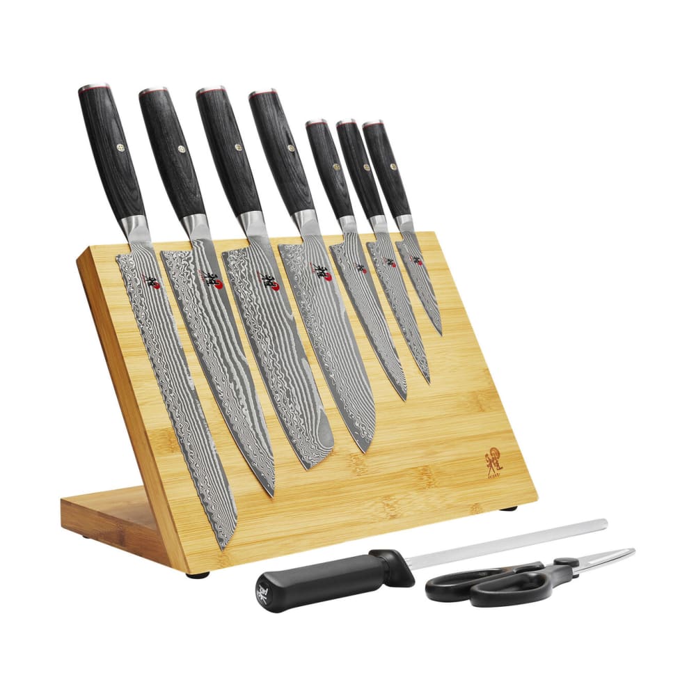 902-34690007 Kaizen II 10 Piece Knife Set w/ Magnetic Bamboo Easel