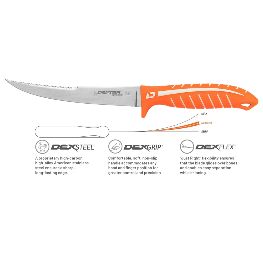 Dexter-Russell Dx7f Dextreme Dual Edge 7in Flexible Fillet Knife