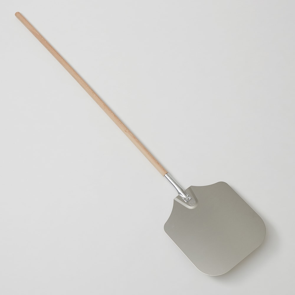 166-6614 66" Pizza Peel w/ 16" x 14" Aluminum Blade, Wood Handle