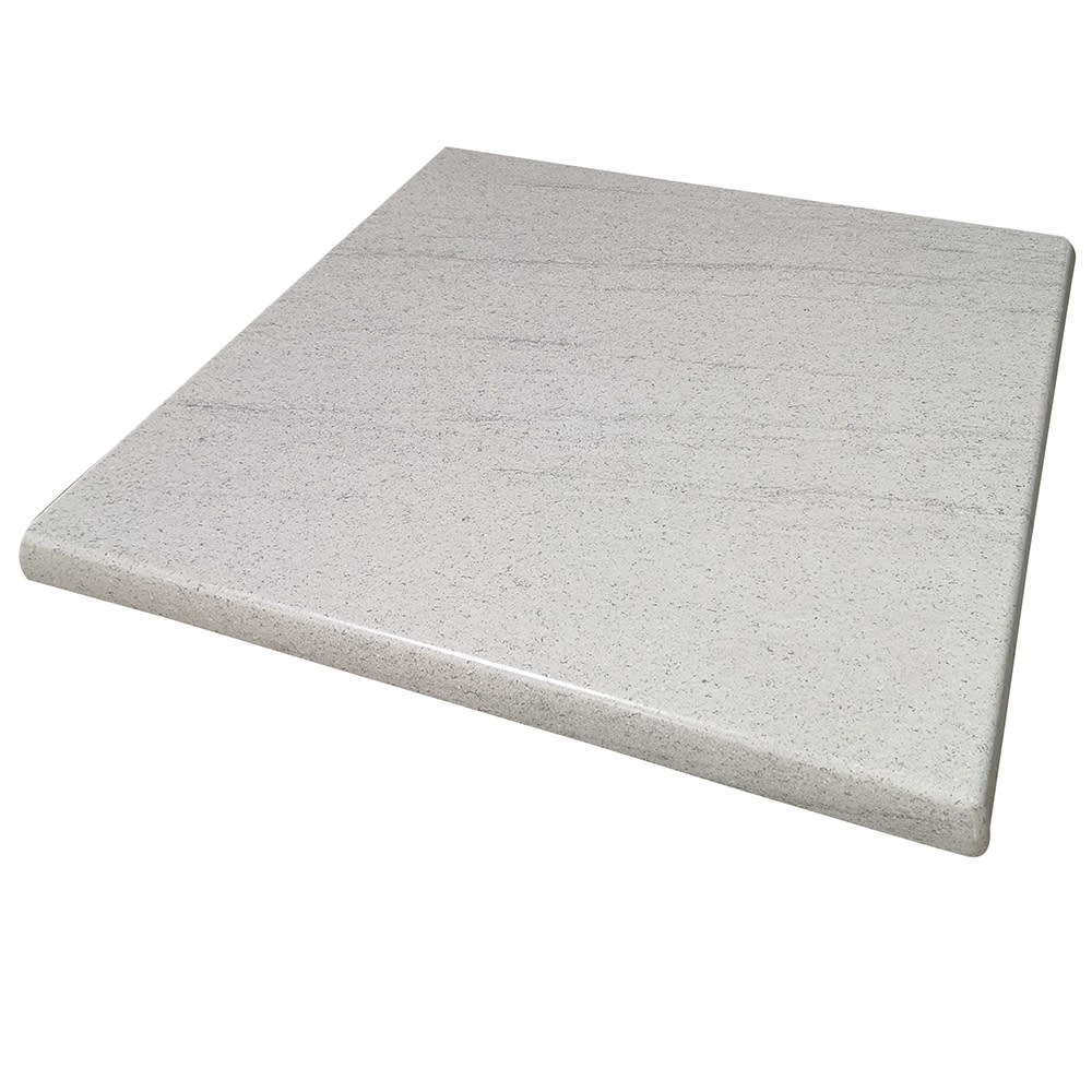 336-ATSATO3636207 35 1/2" Square Laminate Table Top - Indoor/Outdoor, Compressed Gray