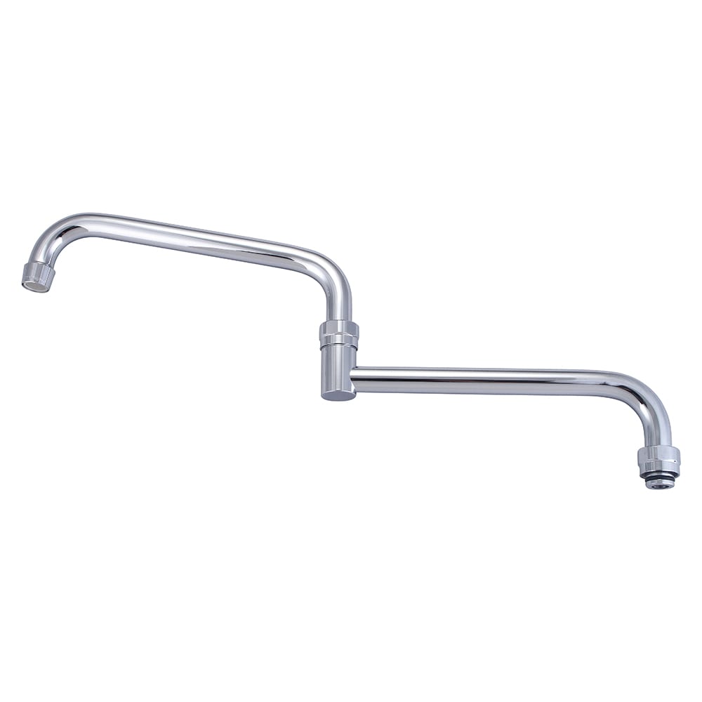 FLO FLO-018 18" Replacement Double Jointed Swing Spout, Lead Free