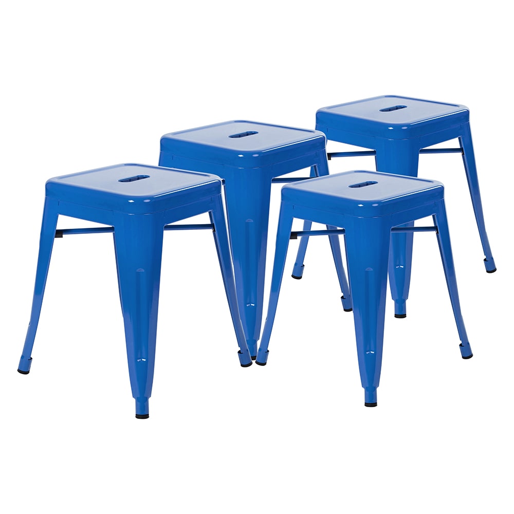 916-ETBT350318BLGG Stacking Backless Dining Stool - Iron, Royal Blue