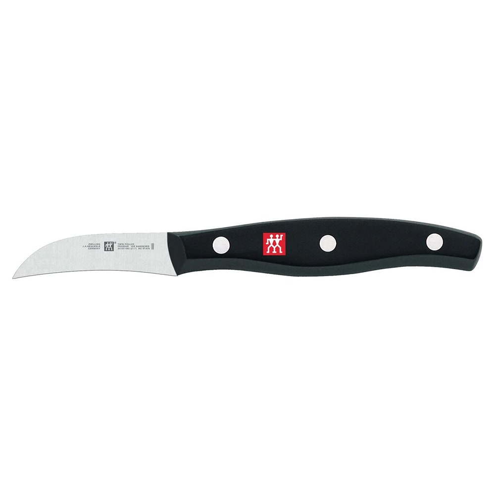 901-30720062 2 3/4" Peeling Knife w/ Black Plastic Handle, High Carbon Stainless Steel