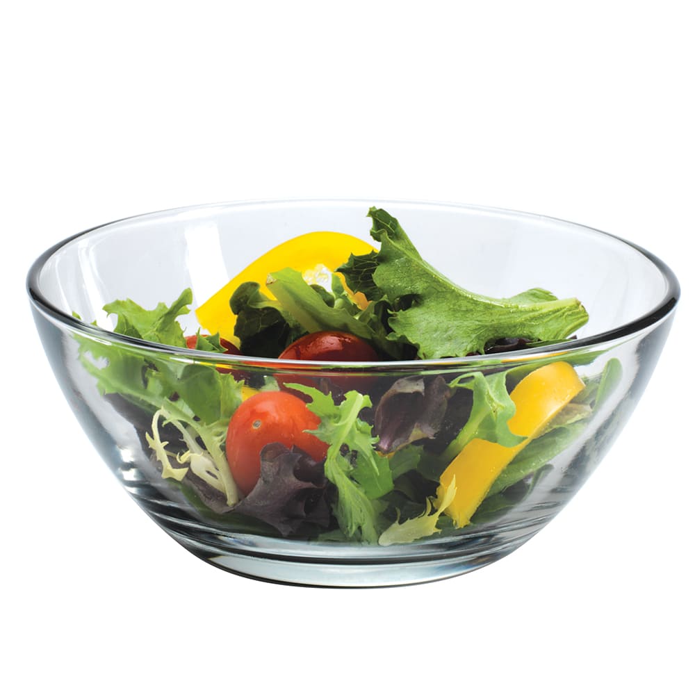 075-86642 16 oz Round Glass Serving Bowl