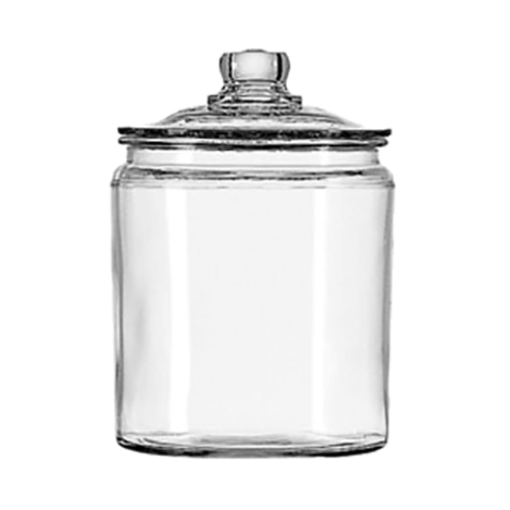 075-85545AHG17 1/2 gal Heritage Hill Glass Jar w/ Lid