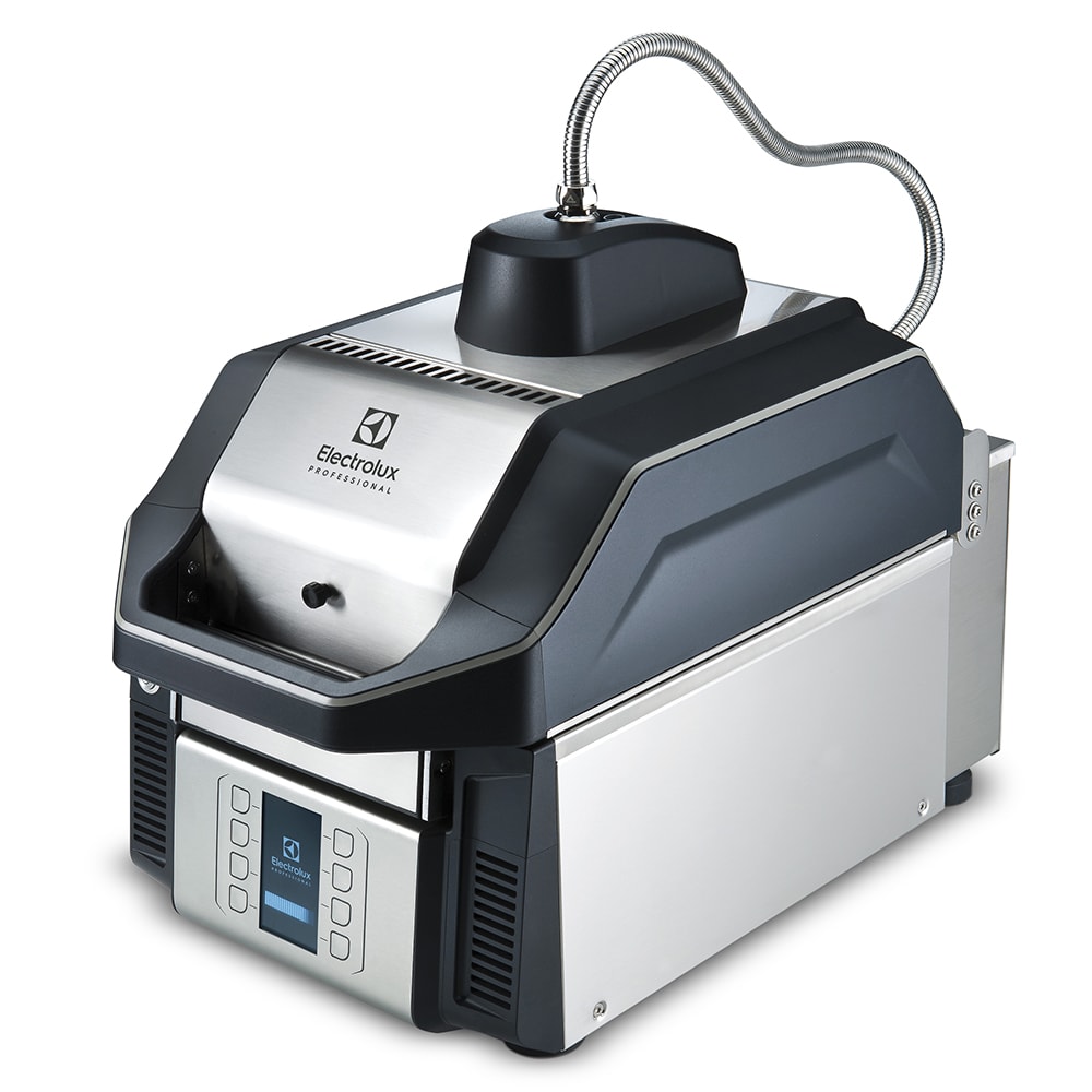 136-603870 Single Commercial Panini Press w/ Aluminum & Glass Grooved & Smooth Plates, 20...