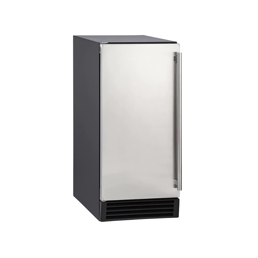 Maxx Ice MIM50 14 3/5"W Full Cube Undercounter Ice Machine - 60 lbs/day, Air Cooled, Gravity Drain, 115v