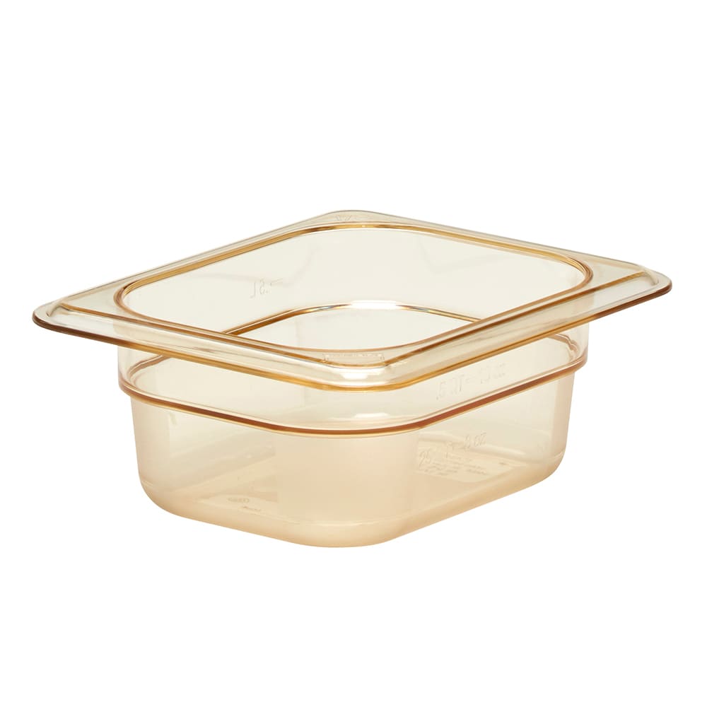 144-82HP150 2 1/2"D Eighth Size High Temp Food Pan - Non-Stick