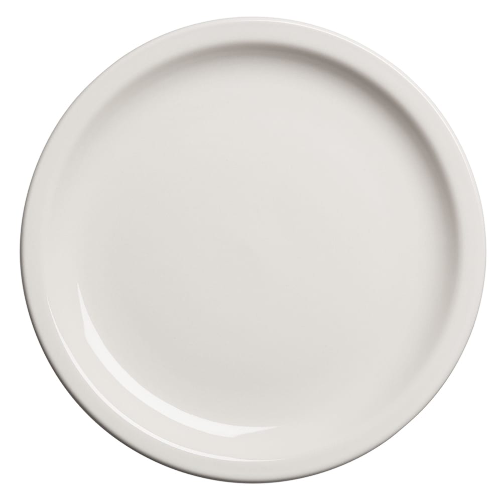 144-MDSPLT9148 9" Round Camwear® Plate - Ceramic, White