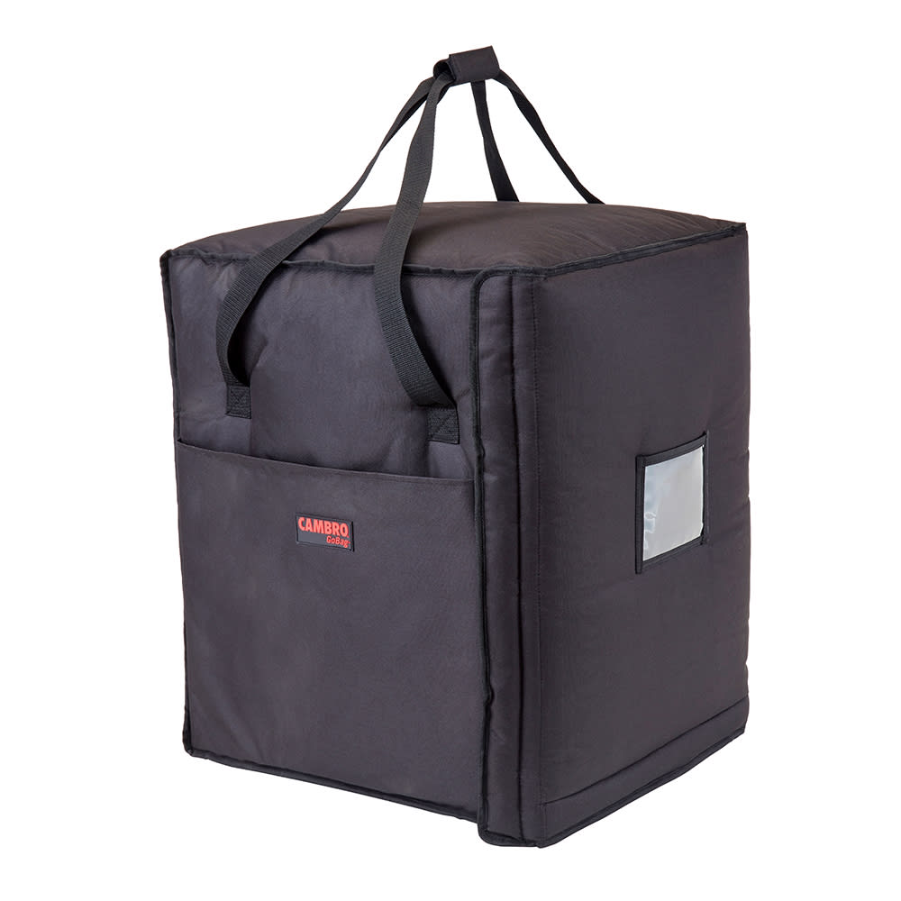 Cambro GBP1018110 GoBag® Pizza Delivery Bag 19" x 19" x 23", Nylon, Black
