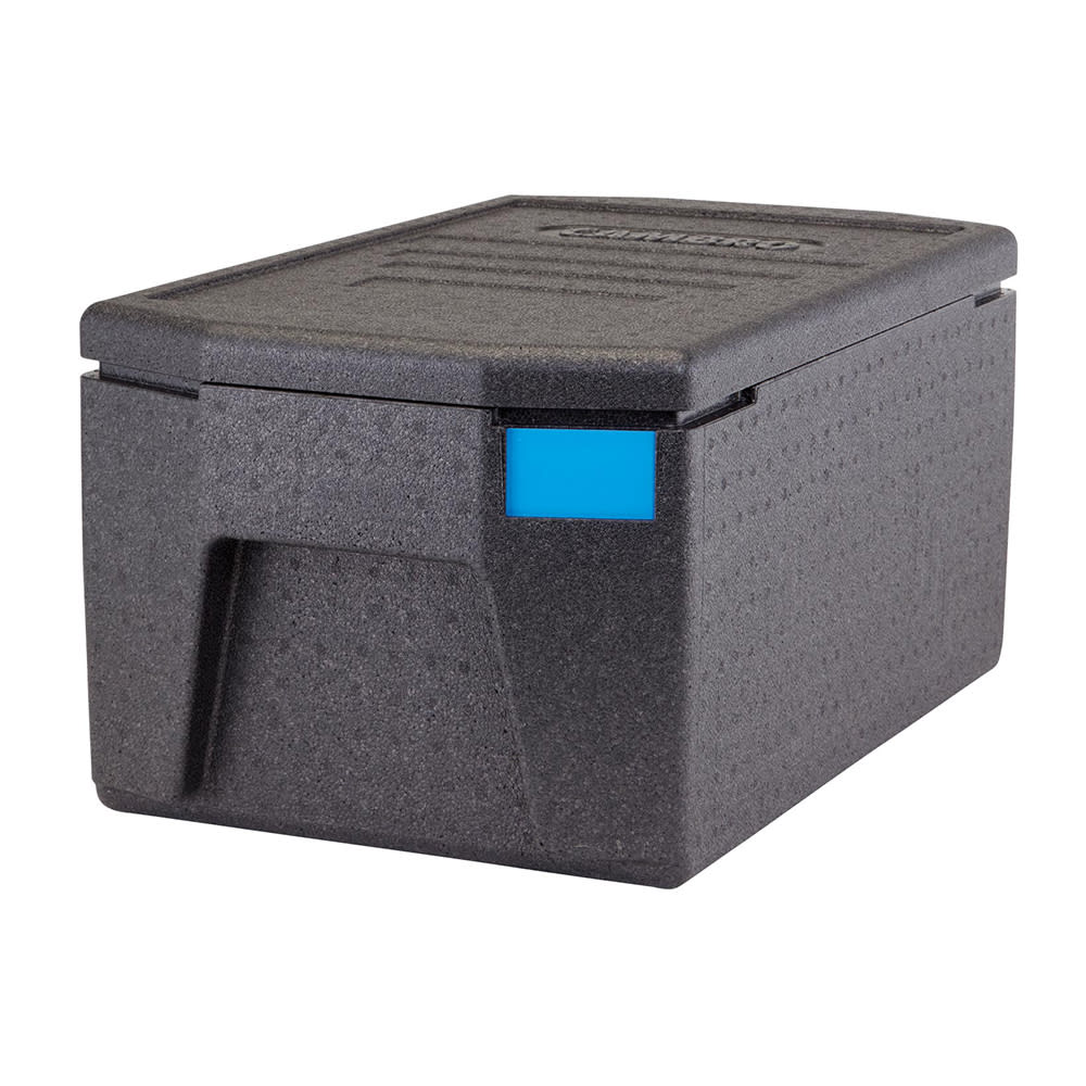 144-EPP180LHSW110 GoBox® Insulated Food Carrier - 48 3/5 qt w/ (1) Pan Capacity, Black