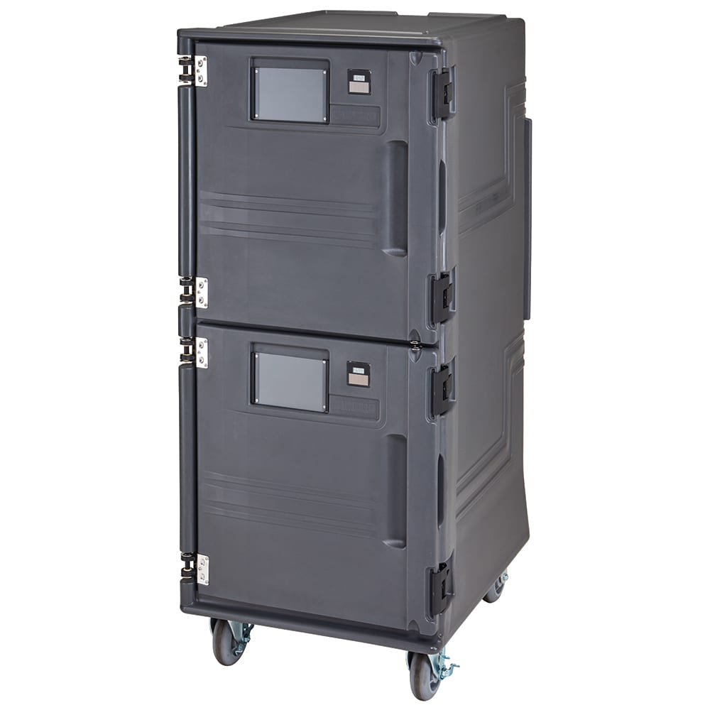 144-PCUHH2615 Pro Cart Ultra™ Hot Insulated Food Carrier w/ (16) Pan Capacity, Charcoal Gray, 220...