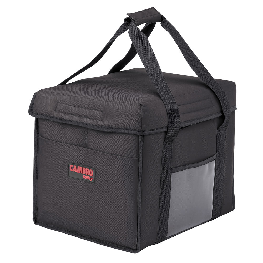 144-GBD151212110 GoBag® Sandwich Delivery Bag - 15" x 12" x 12", Nylon, Black