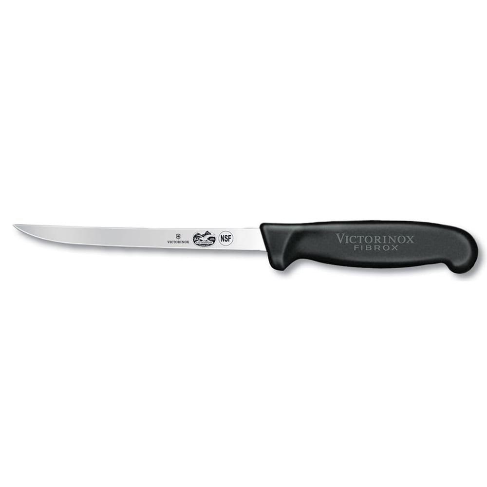 Victorinox - Swiss Army 5.6203.15-X1 Semi-Flexible Boning Knife w/ 6" Blade, Black Fibrox® Nylon Handle