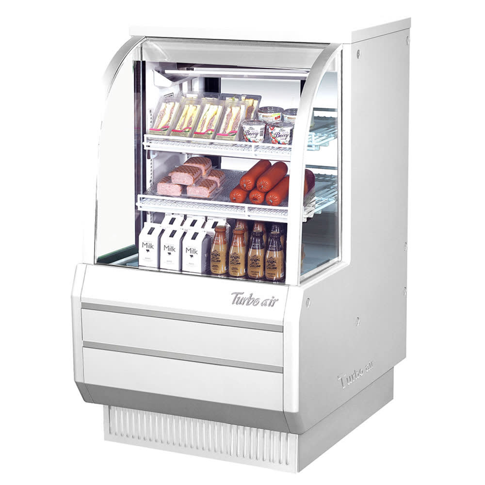 083-TCDD36HWN 36-1/2" Full Service Deli Case w/ Curved Glass - (3) Levels, 115v
