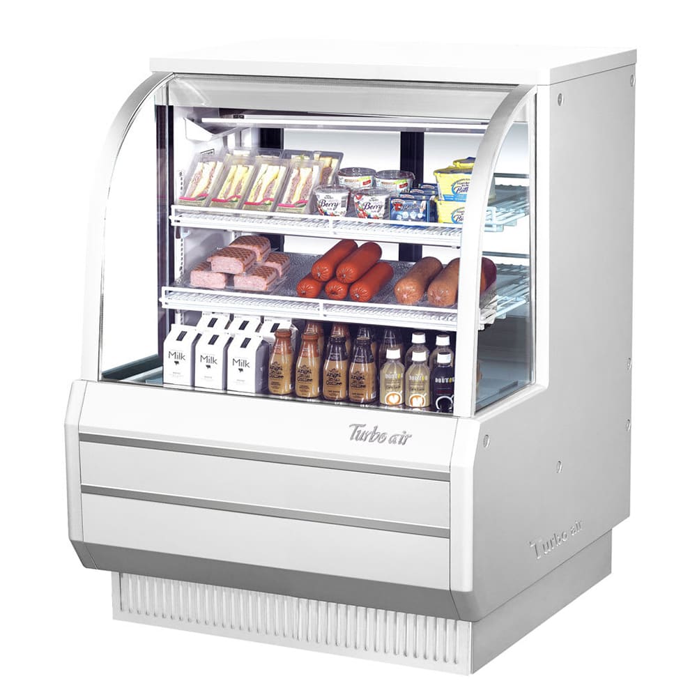083-TCDD48HWN 48-1/2" Full Service Deli Case w/ Curved Glass - (3) Levels, 115v