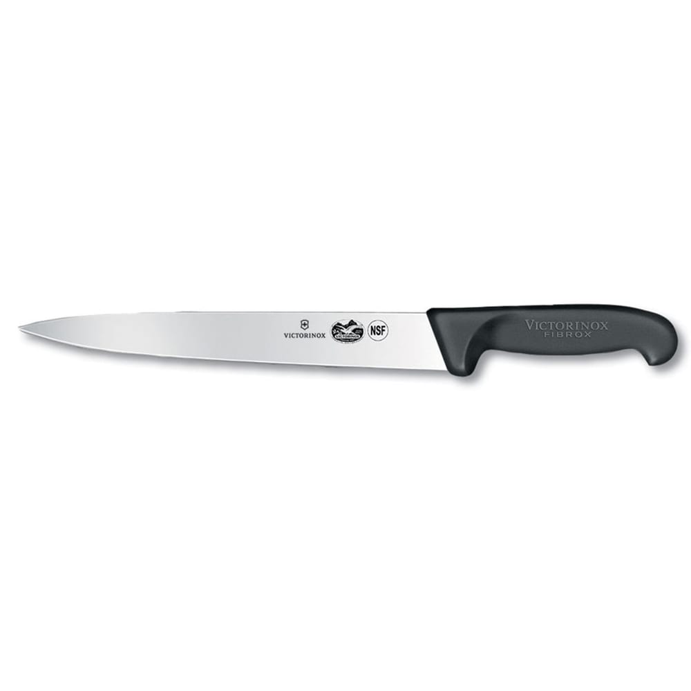 037-47540 Slicer Knife w/ 10" Blade, Black Fibrox® Nylon Handle