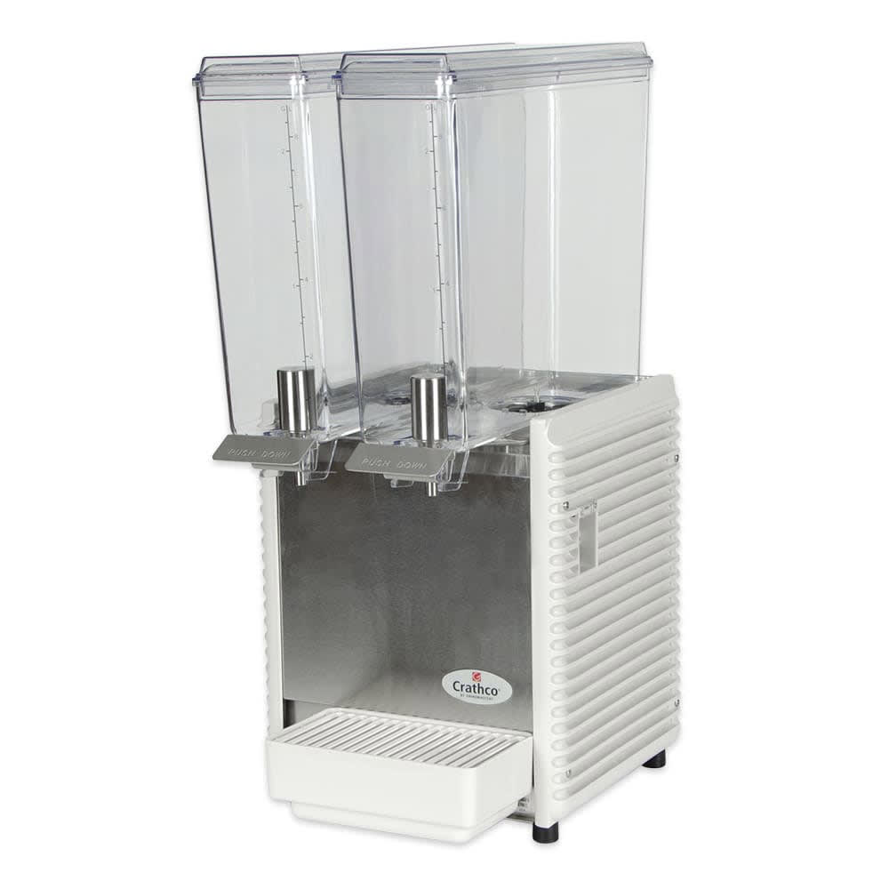 131-E294120 11 1/4" MiniTwin PreMix Cold Beverage Dispenser w/ (2) 2 2/5 gal Bowls, 115v