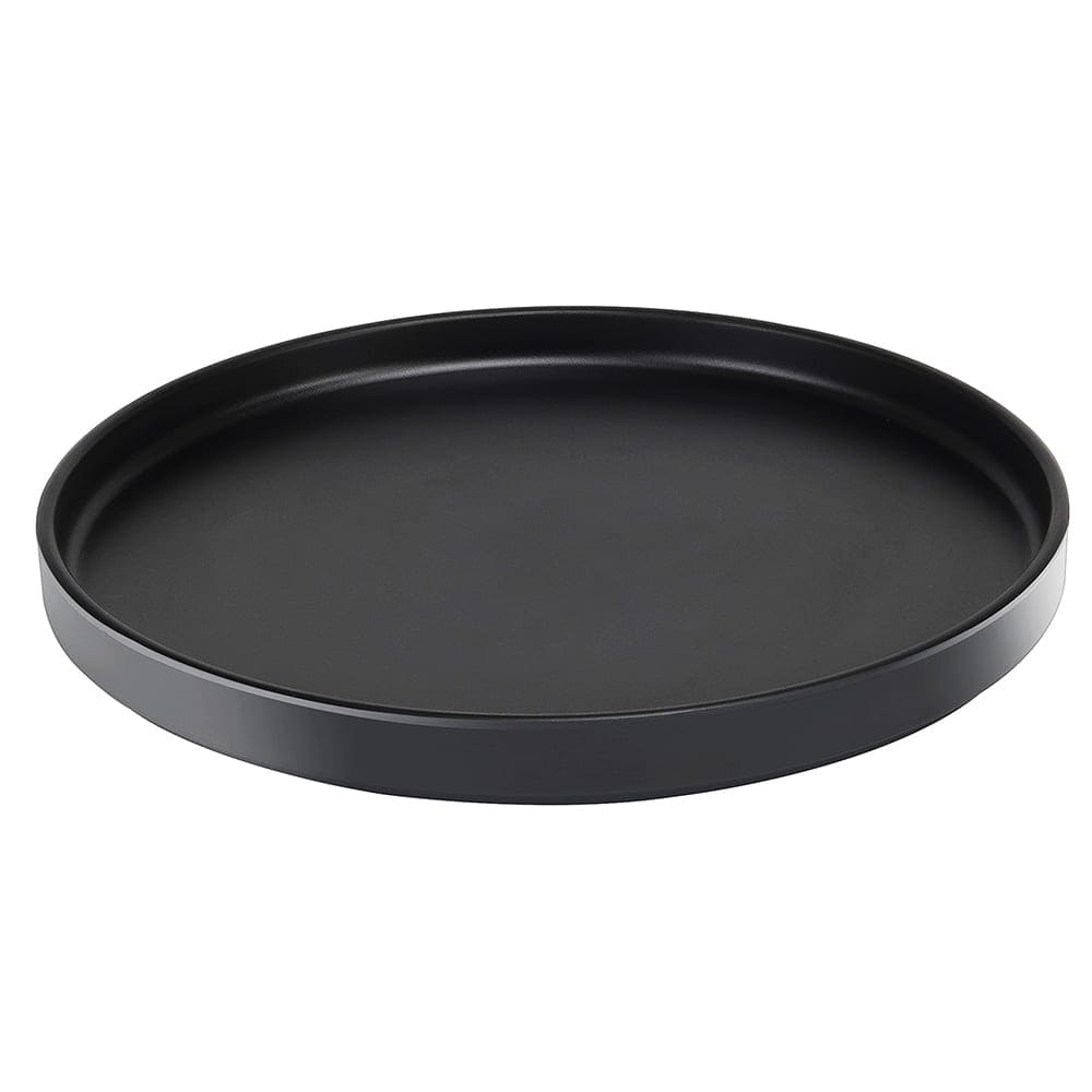 151-220261013 10 1/4" Round Melamine Hudson Plate - Black