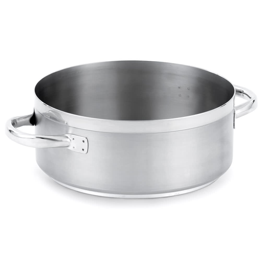 175-3310 10 1/2 qt Centurion® Stainless Steel Casserole/Brazier Pan - Induction Ready