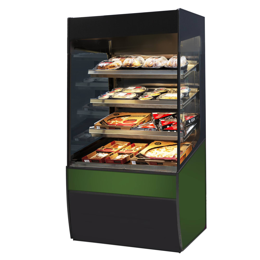 204-VHSS3660SBLK 36" Self Service Heated Display Case - (4) Levels, 208-240v/1ph