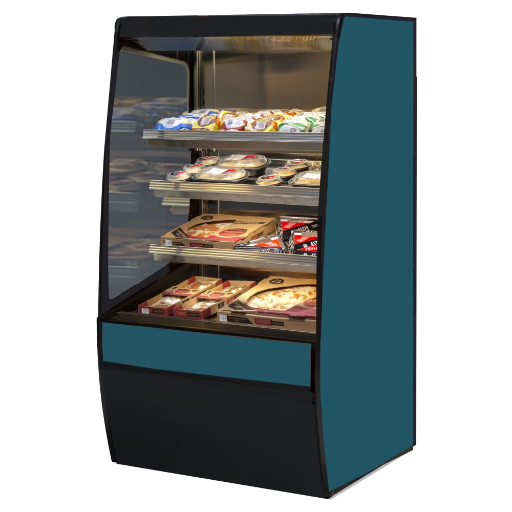 204-VHSS3660CBLK 36" Self Service Heated Display Case - (4) Levels, 208-240v/1ph