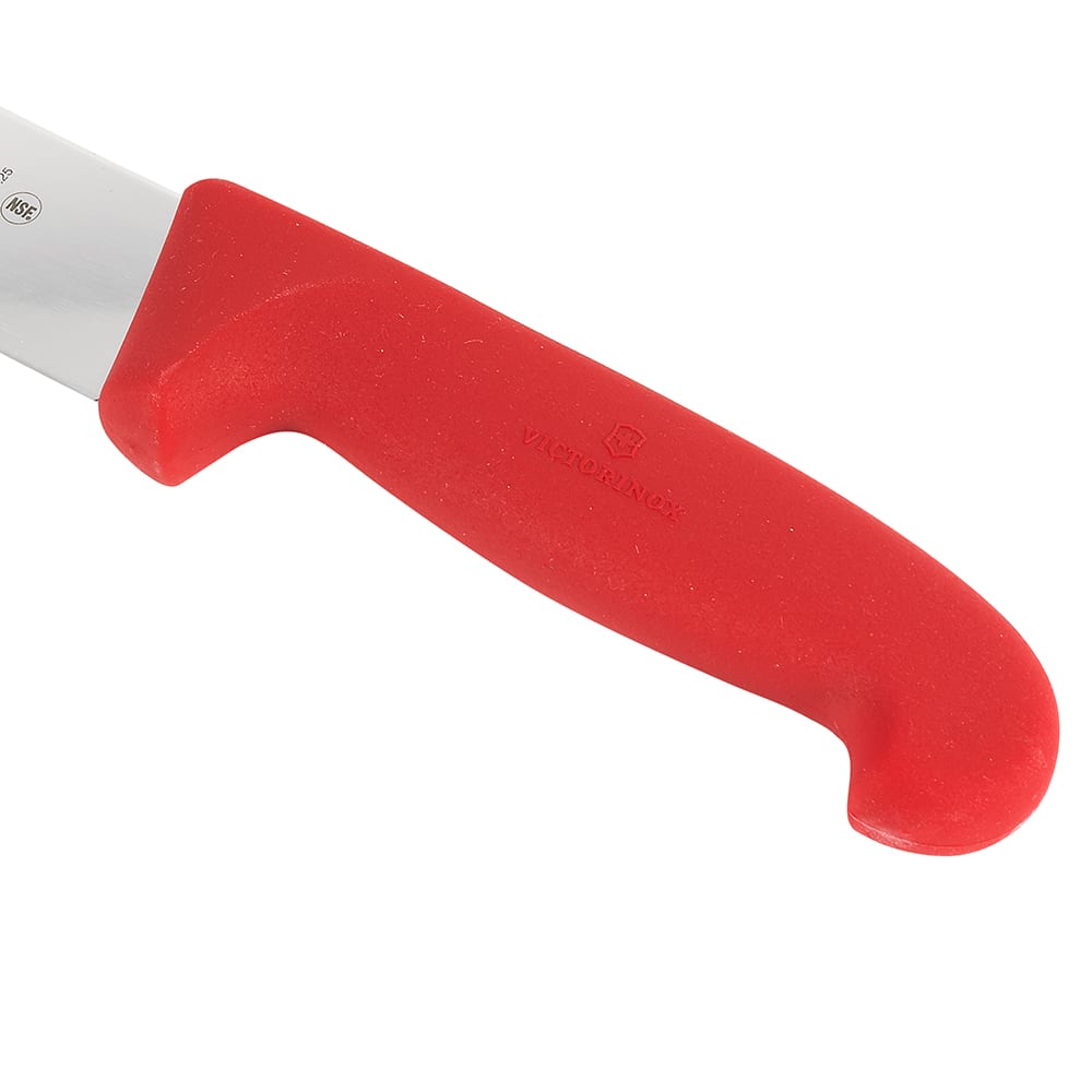 Victorinox 10 inch Cimeter Knife - Red Fibrox Handle