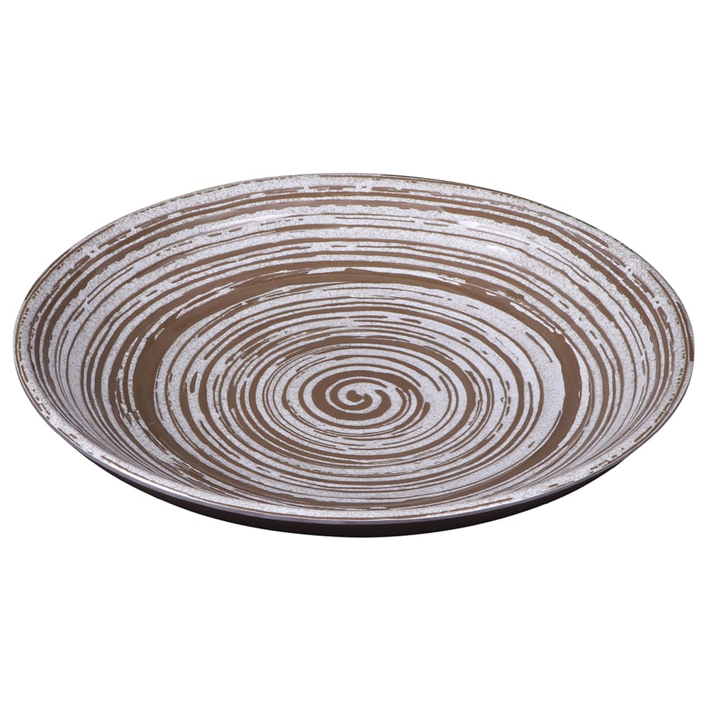 701-B395110SDW 40 oz Round Plastic Bowl, Stardust White