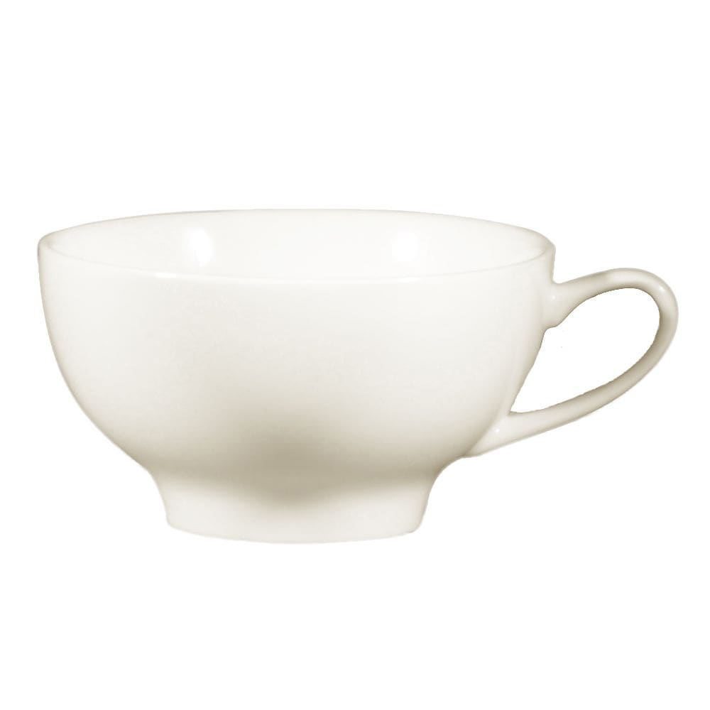 CAC ENG-C1 8 oz English Cup - Porcelain, New Bone White